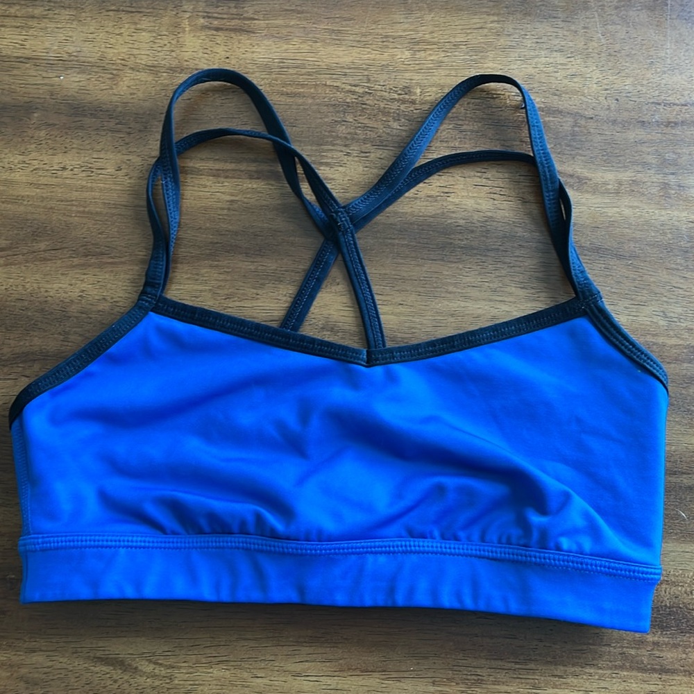 Z by Zella Royal Blue Strappy Sports Bra